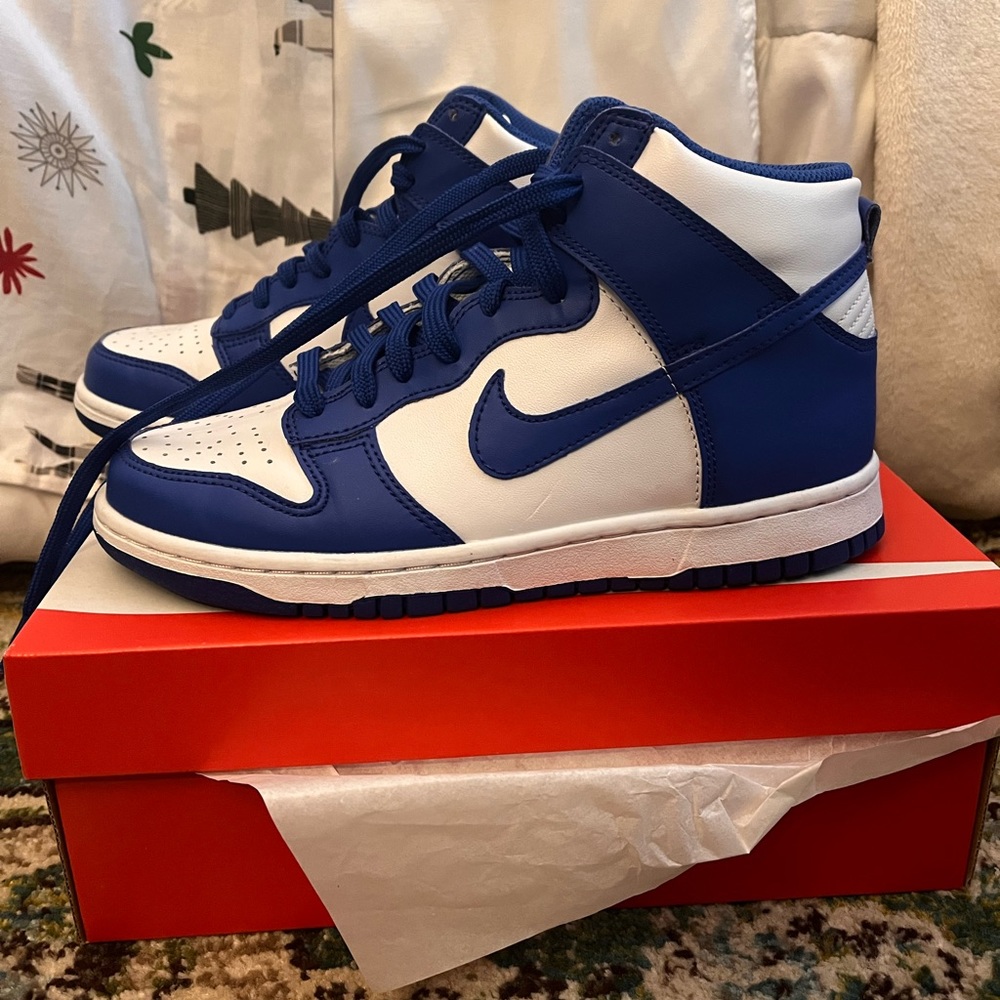 Nike Dunk High Game Royal size 6 youth/ 7.5 womens/ 6 men